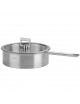 Set of 3 fixed Strate pans Cristel - 16, 18 and 20cm