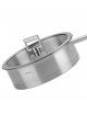 Set of 3 fixed Strate pans Cristel - 16, 18 and 20cm