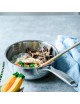 Set of 3 Castel Pro Cristel saucepans