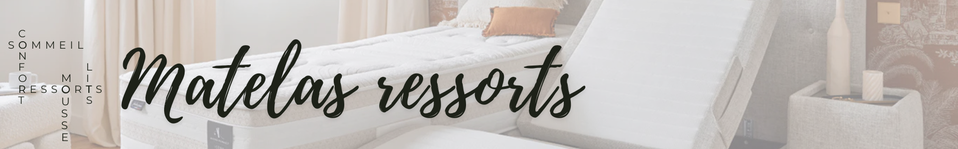 Comfort spring mattress Made in France